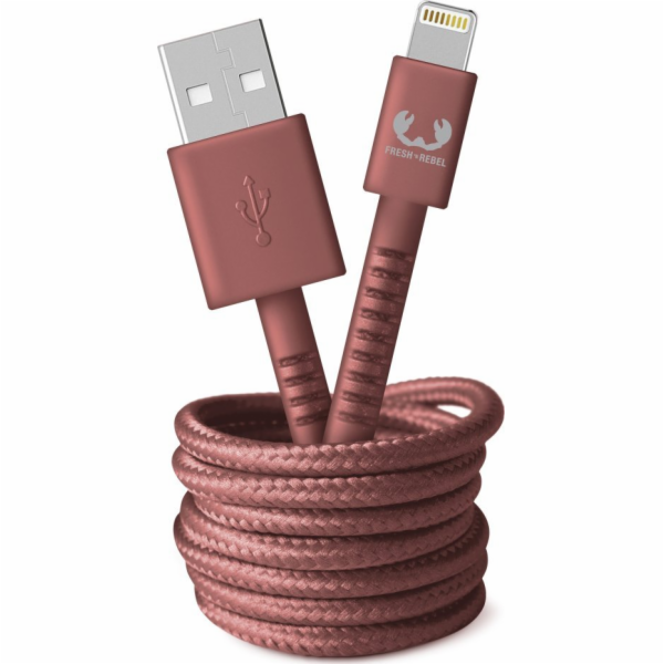 Fresh n Rebel USB-A – Lightning kabel 2 m červený (002150...