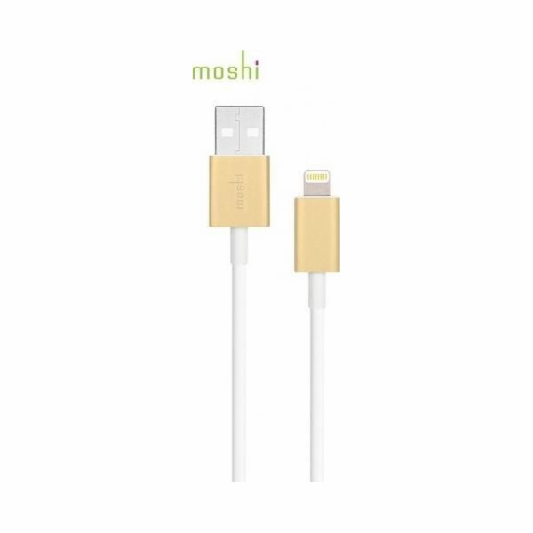 Moshi USB-A – Lightning kabel 1 m bílý (MI-LIGHUSB-G)