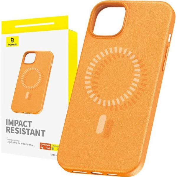 Magnetický kryt Baseus pro iPhone 15 ProMax Baseus Fauxth...