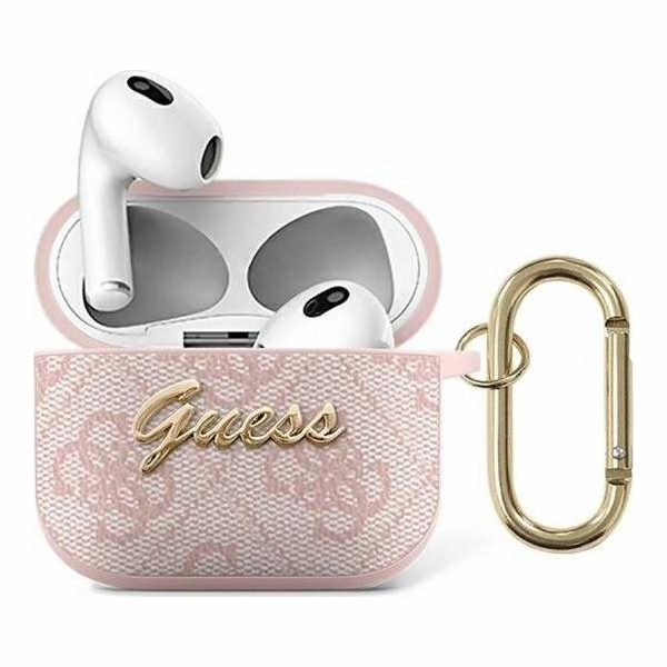 Ochranné pouzdro Guess Script Metal Collection pro AirPod...
