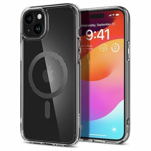 Spigen Ultra Hybrid MAG iPhone 15 6,1" MagSafe z uhlíkový...
