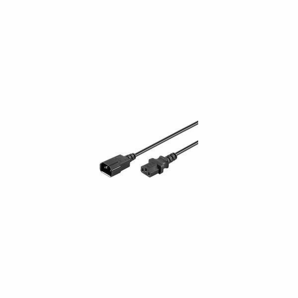 MicroConnect napájecí kabel C13 - C14 2m Černý
