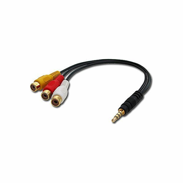 AV adaptér Lindy ADAPTÉR 3,5MM NA 3XPHONO F/35539 LINDY