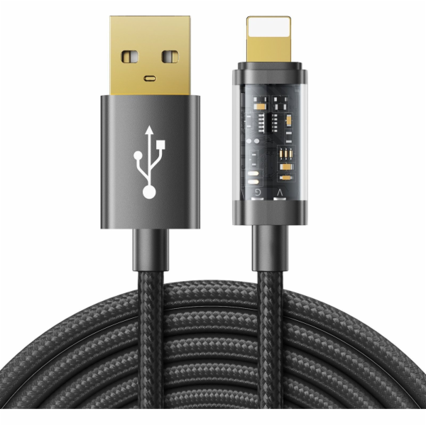 Joyroom USB-A – Lightning kabel 2 m černý (JYR456)