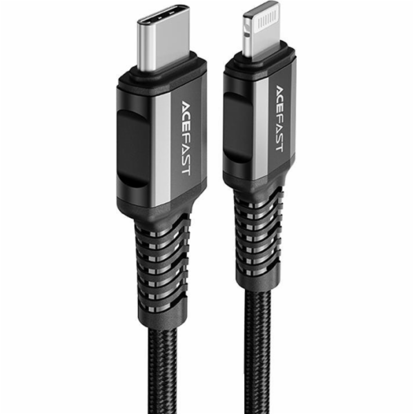 Acefast USB-C – Lightning kabel 1,2 m černý (6974316280484)