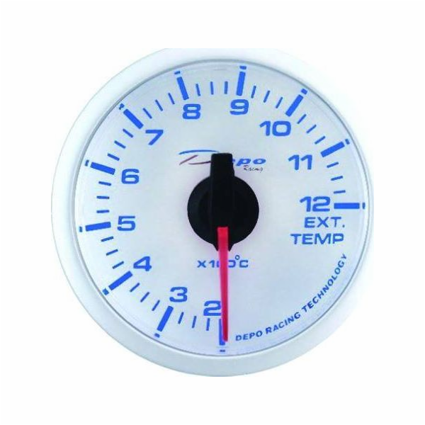DRacing_F CLOCK DEPO WBL 52mm - TEPLOTA VÝFUKU