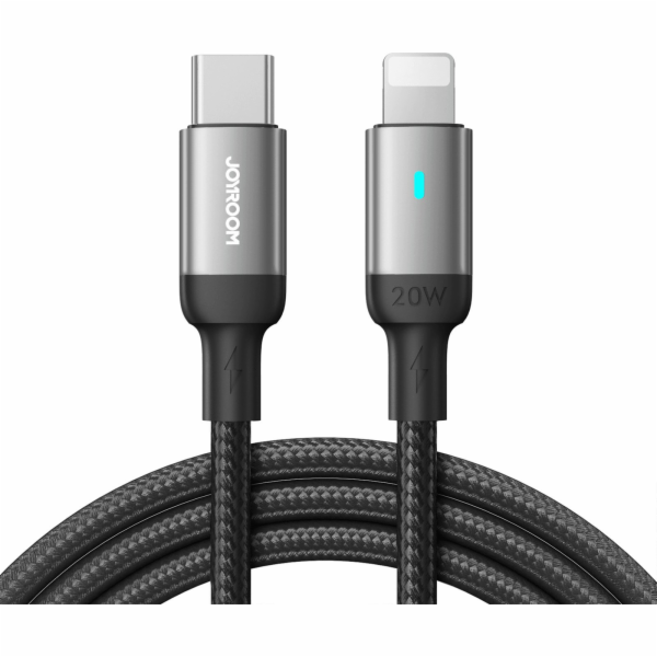Joyroom USB-C – Lightning kabel 1,2 m černý (JYR650)