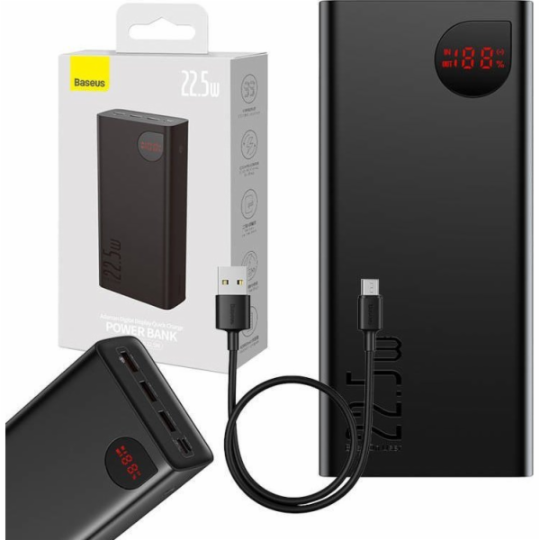 Powerbanka Baseus Rychlé nabíjení Power Bank Adaman, Base...