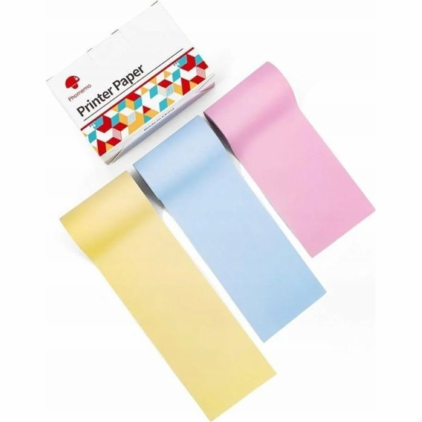 Phomemo papírové náplně barevná vložka 3x role 53mm pro P...