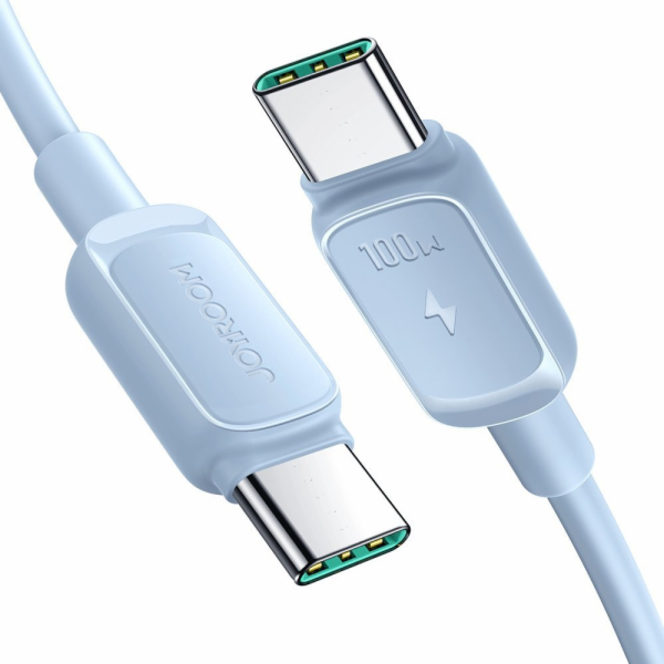 Joyroom USB-C – USB-C kabel USB-C 1,2 m modrý (JYR758)