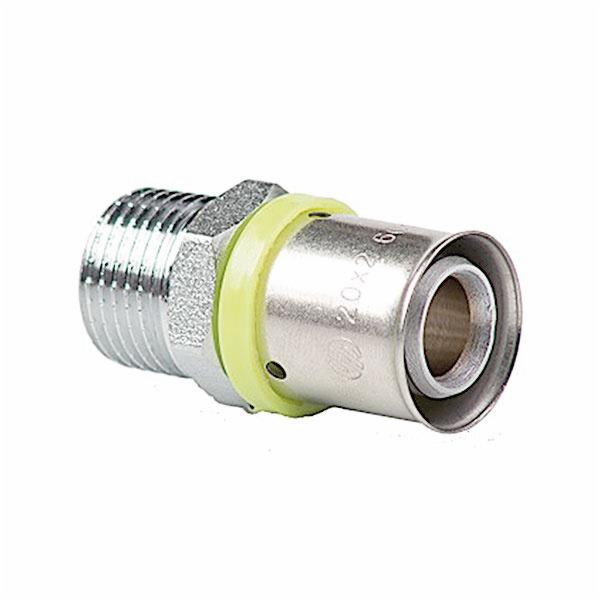 Konektor 872415A lisovaný 20x2,00-1/2", vnější závit
