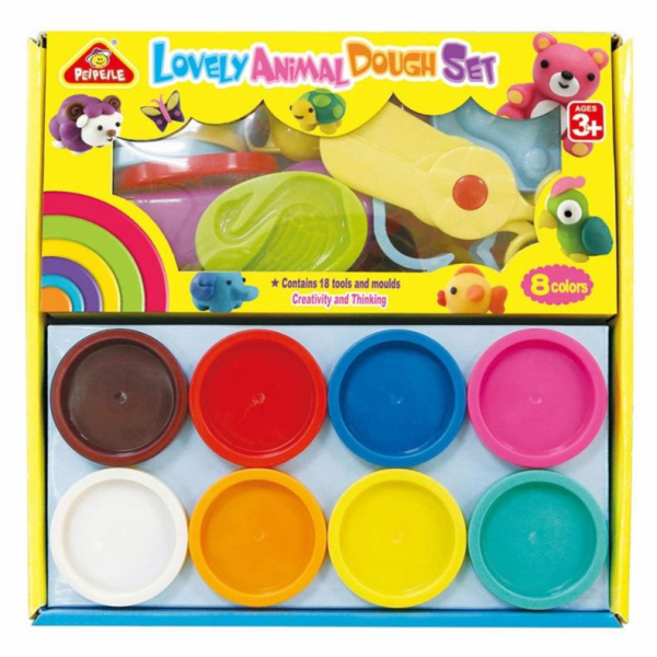 Modelovací sada Peipeile Lovely Animal Dough Set 6820