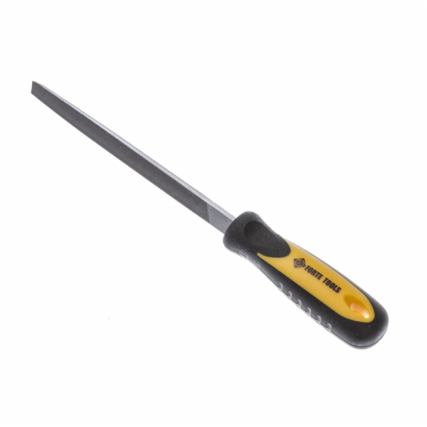 Trojúhelníkový kovový pilník Forte Tools, 150 mm