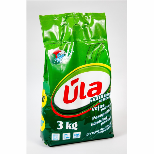 Prací prášek ULA, 3 kg, 20 praní.