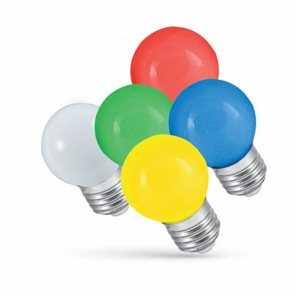 LED žárovka, Spectrum, P45, 1W, E27, modrá
