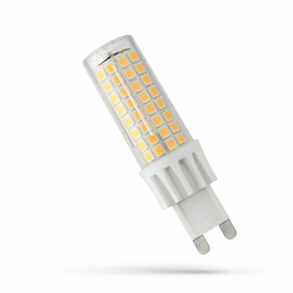 LED lampa Spectrum, T20, G9, 7W, 4000K, 780lm, transparentní