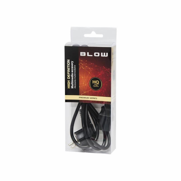 Kabel BLOW EURO M, C13 F, 1,5m, černý 98-203