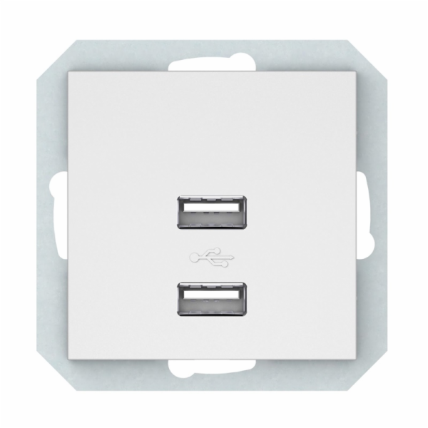 USB nabíječka VILMA QR1000, mat. bílá barva