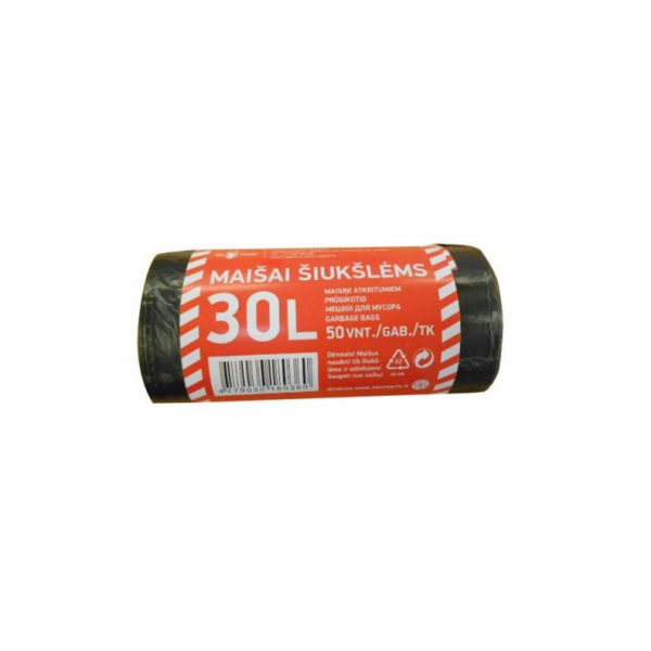 Pytle na odpadky, 30 l, 50 ks, 8MK
