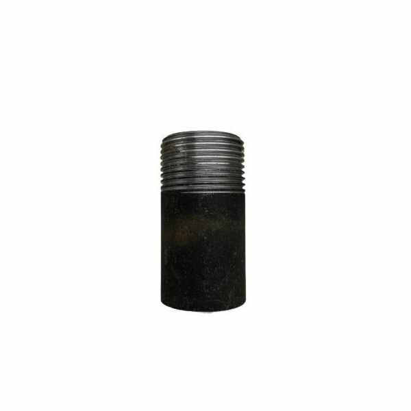 Jednoduchý závit 1 1/4", černý, 60 mm