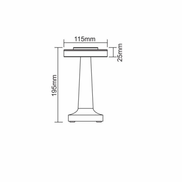 Stolní lampa Domoletti RODEO ETLED-53C, LED, 0,5W