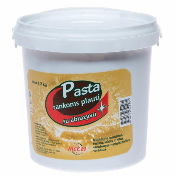 Pasta na mytí rukou s abrazivem Higeja, 1,3 kg