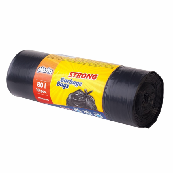 Pytle na odpadky Plasta Strong, 80 l, 10 ks, 30MK