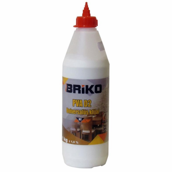 Univerzální lepidlo PVA D2 Briko, 1 kg