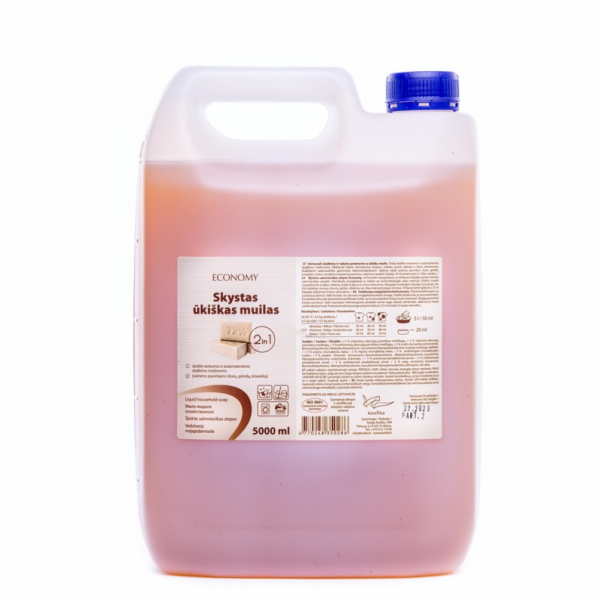 Tekuté ukrajinské mýdlo Economy, 5L