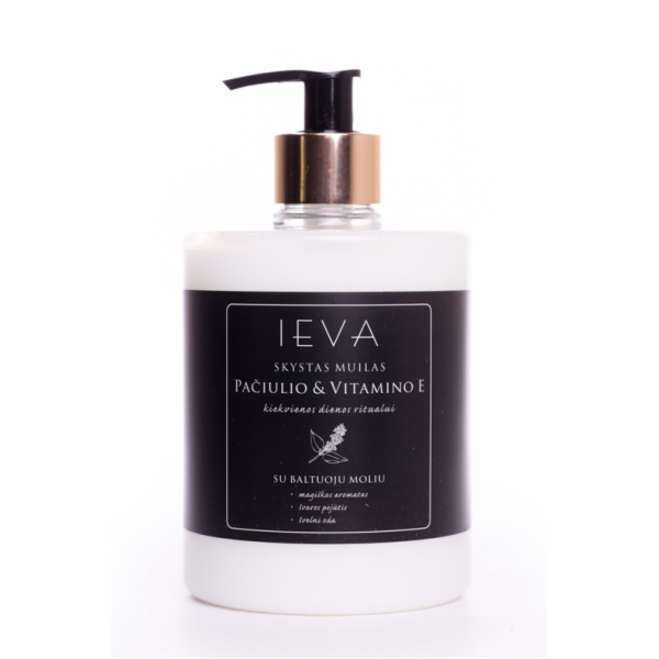 Tekuté mýdlo "Ieva" pačuli a vitamín E, 500 ml