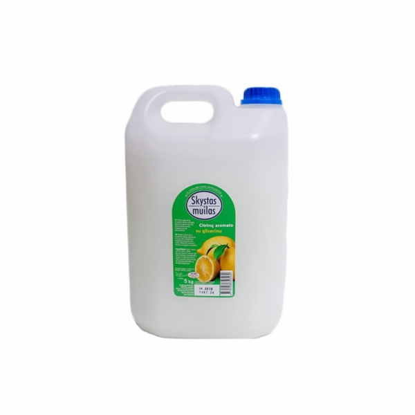 Tekuté mýdlo s glycerinem, 5 l, citronová vůně