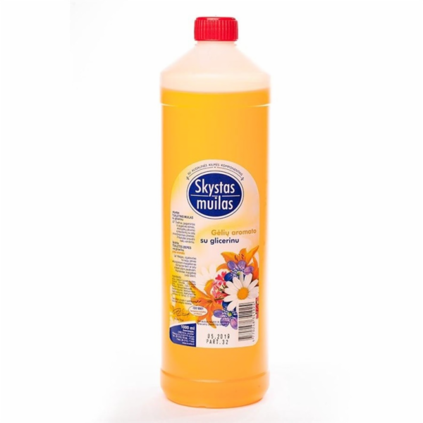 Tekuté mýdlo s glycerinem, 1 l, gelová vůně