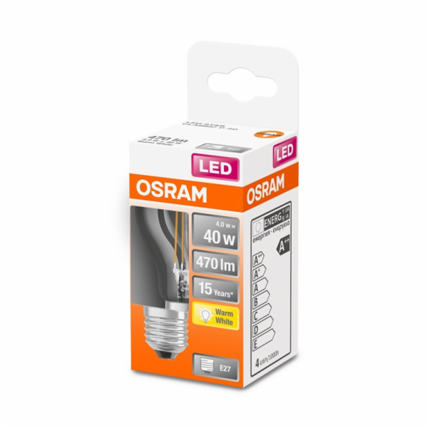 LED žárovka OSRAM, P45, E27, 4 W, 470 lm, 2700 K