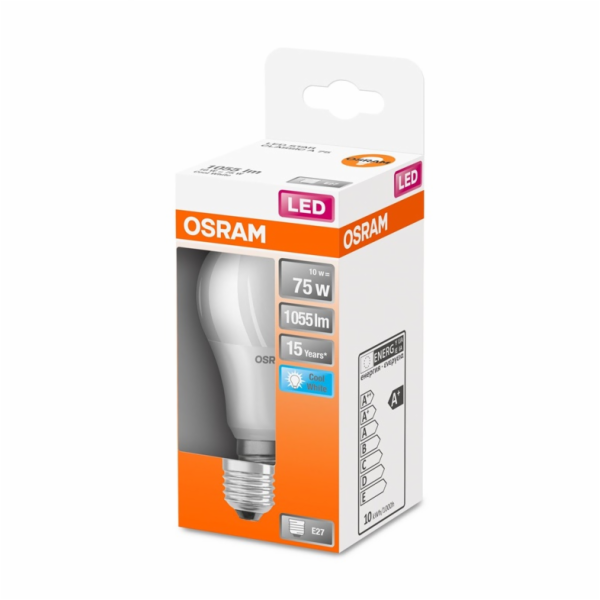 LED žárovka OSRAM, A60, E27, 10 W, 1055 lm, 4000 K