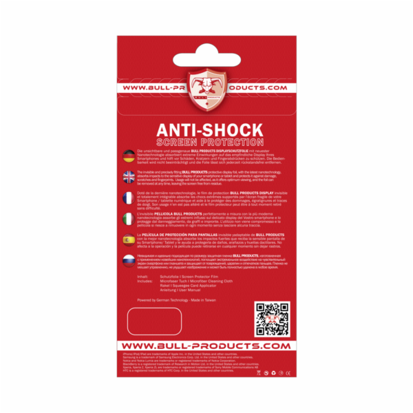 BULL PRODUCTS Anti-Shock Folie Blackberry Q10 predni