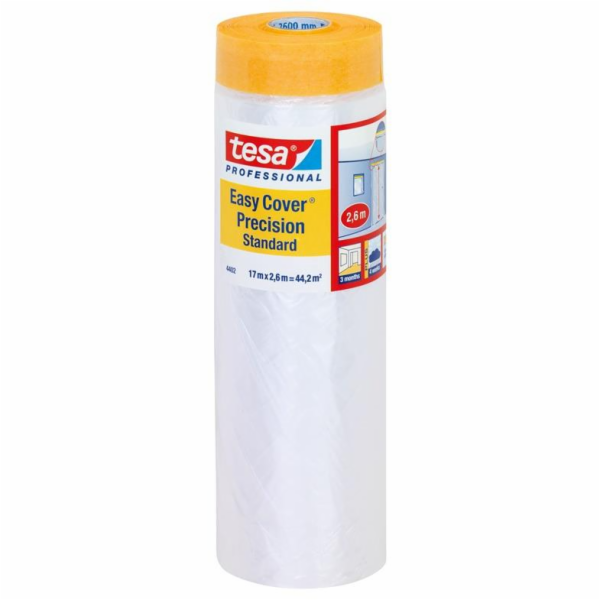 Ochranná malířská fólie s lepicí páskou TESA 17MX2600MM