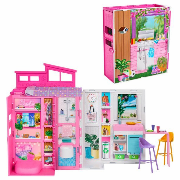 Mattel Barbie Fashionistas, útulný dům HRJ76