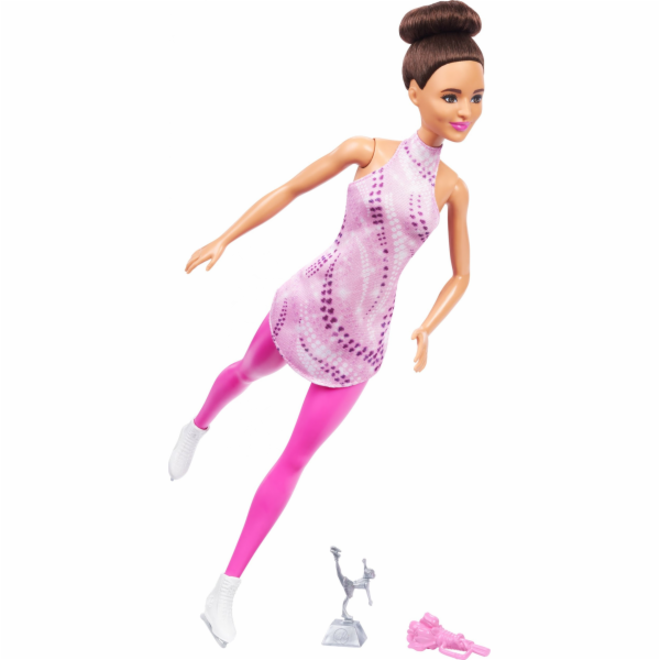 Panenka Barbie Mattel Kariéra Krasobruslař HRG37