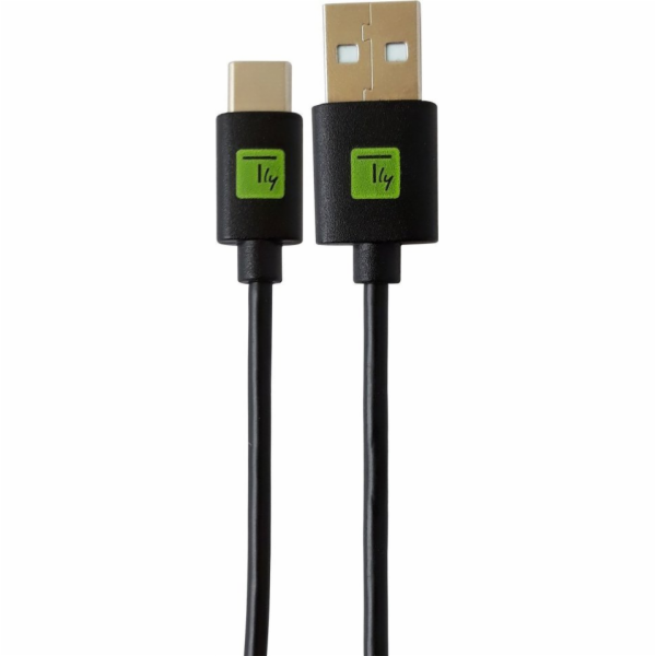 Techly Techly USB2.0 kabel ST Type-A - ST Type-C černý, 0,1m