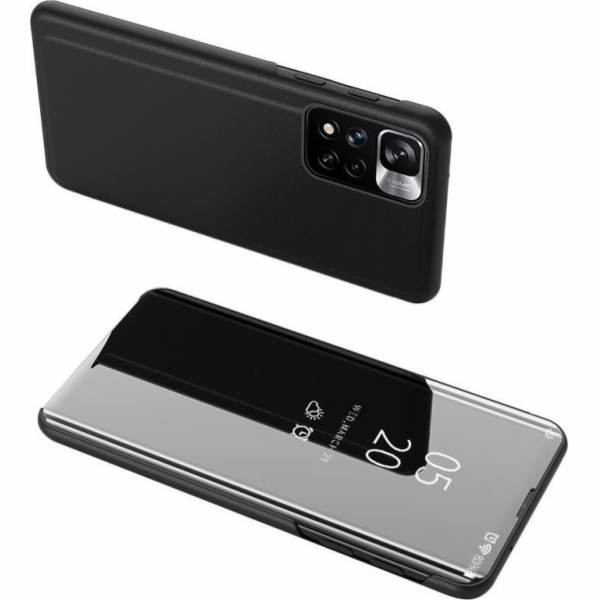 Hurtel Clear View Case Huawei nova 8i černé flipové pouzdro