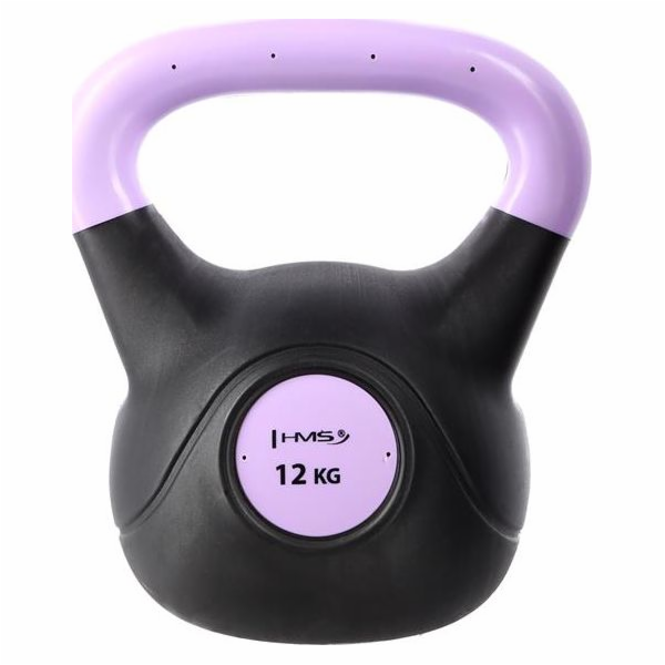 Kettlebell HMS bitumenový 12 kg
