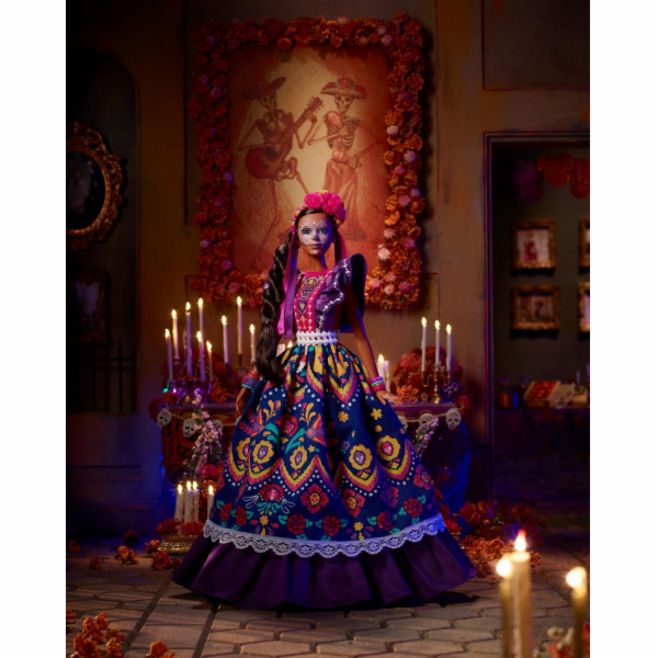Sběratelská panenka Barbie Mattel Dia De Muertos 2022 HBY09
