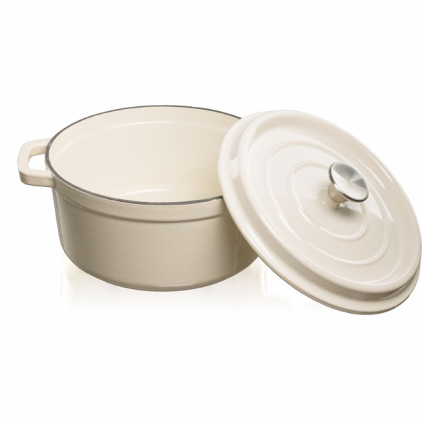 Hrnec Grand feu FEUMWHITE, 24 cm x 24 cm x 10,5 cm, 3,5 l