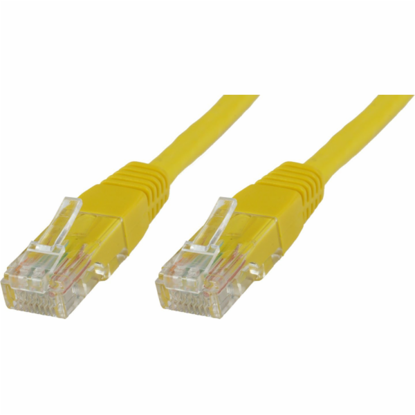 MicroConnect RJ-45/RJ-45, kat.6, U/UTP, žlutá, 20m (UTP620Y)