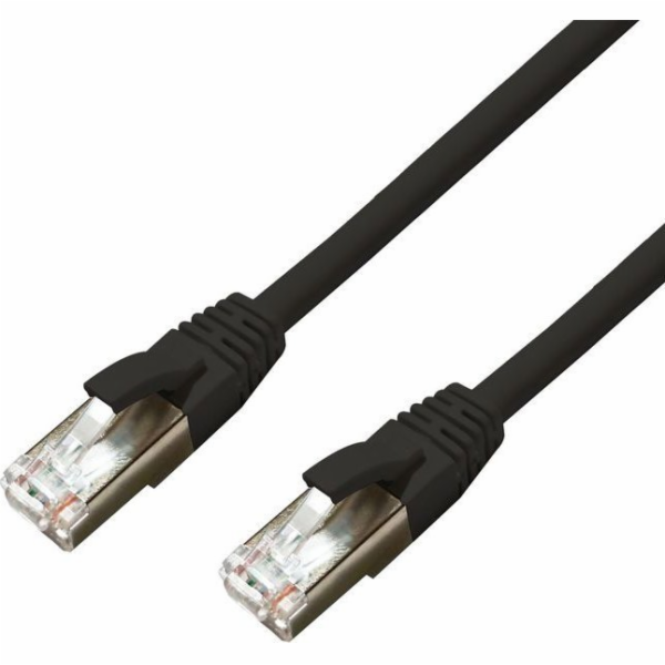 MicroConnect CAT6A S/FTP 3m Black LSZH