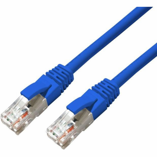 MicroConnect CAT6A UTP 0,5m Modrá LSZH