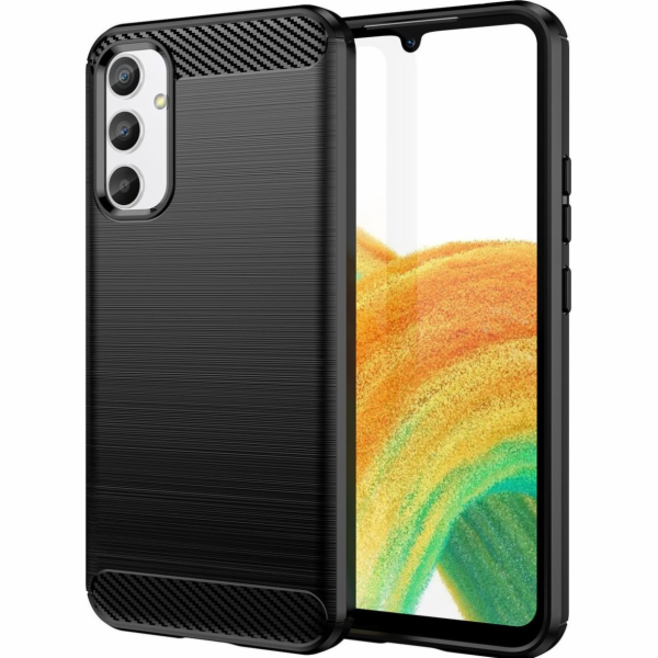 Hurtel Carbon Case Case pro Samsung Galaxy A34 5G flexibi...