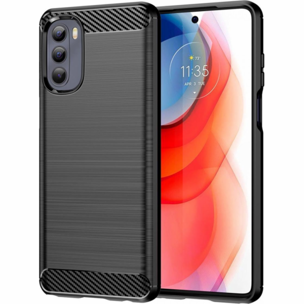 Pružný kryt Hurtel Carbon Case pro Motorola Moto G Stylus...