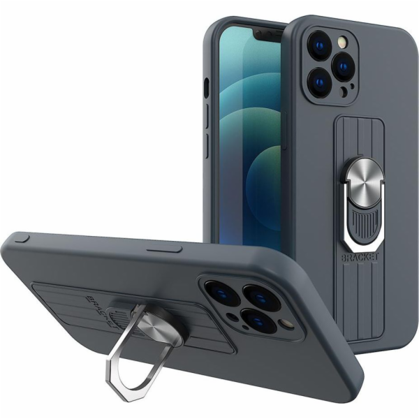 Hurtel Ring Case Silikonové pouzdro s kroužkem na prst a ...