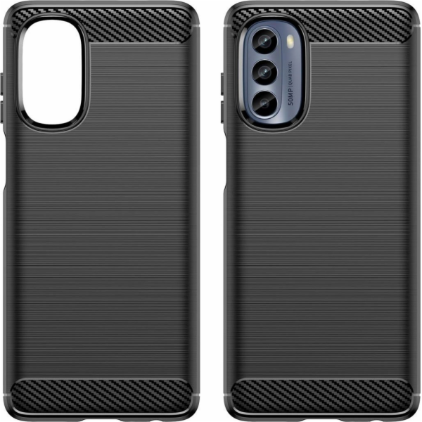 Hurtel Carbon Case Case pro Motorola Moto G62 5G flexibil...